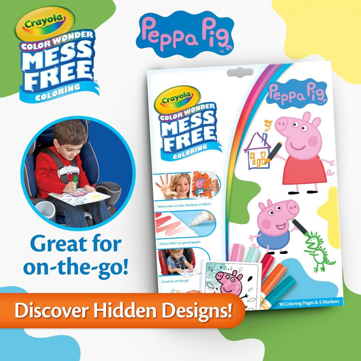 Crayola Peppa Pig Color Wonder Activity Set