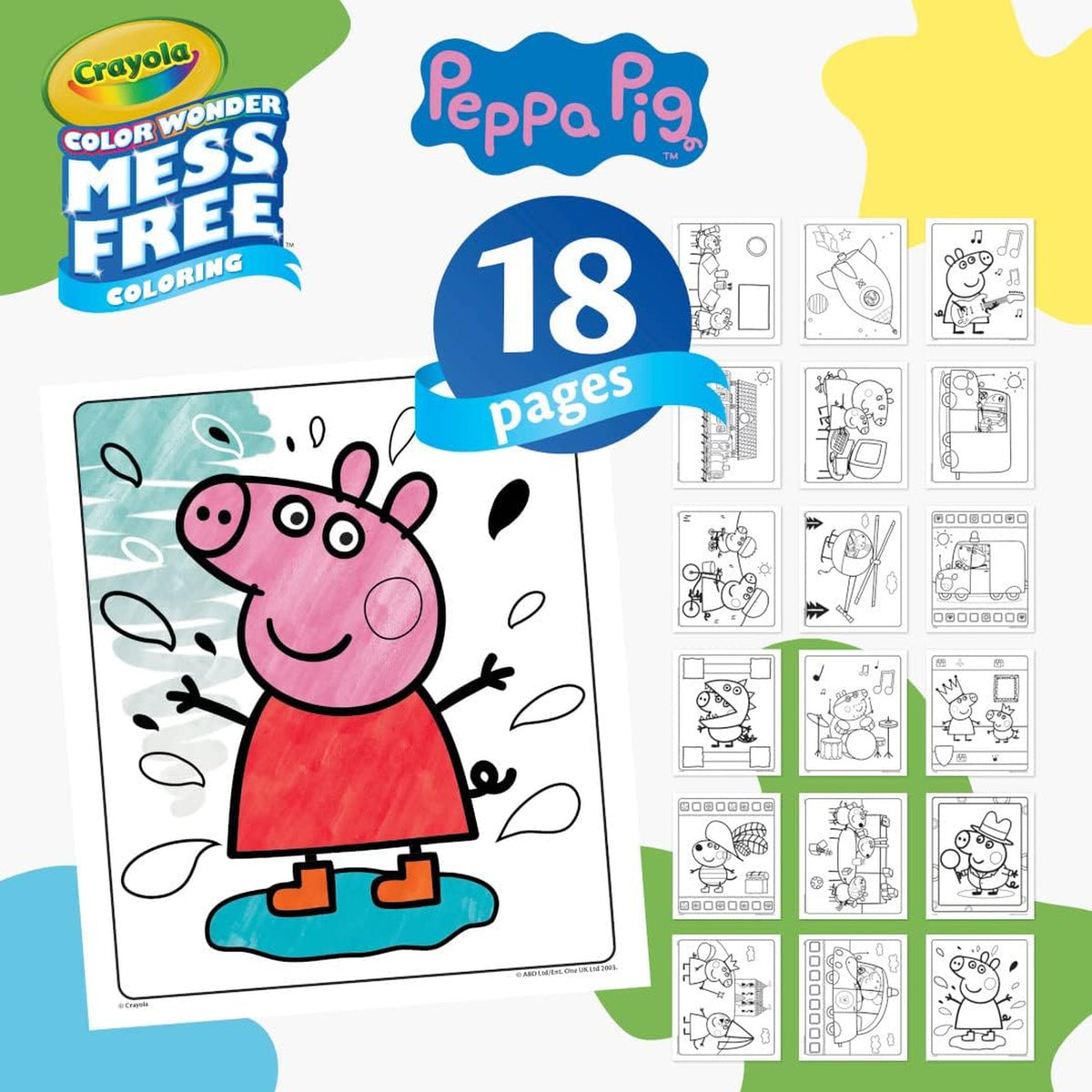 Crayola Peppa Pig Color Wonder Activity Set