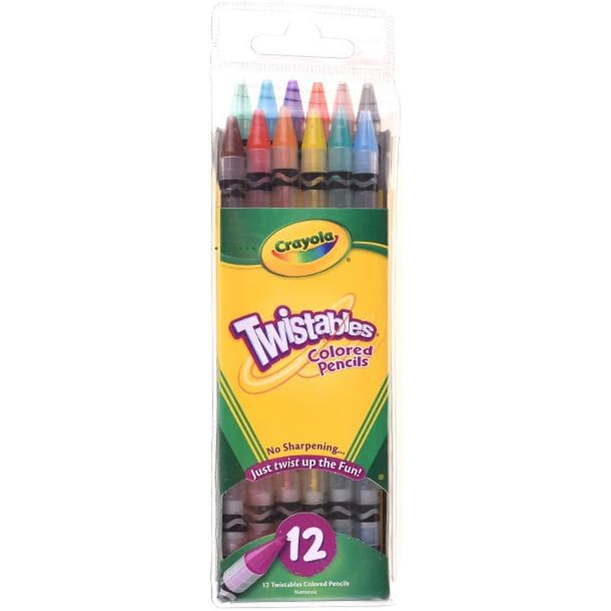 Crayola Twistables Colored Pencils, Multi-Colour (12 Ct.)