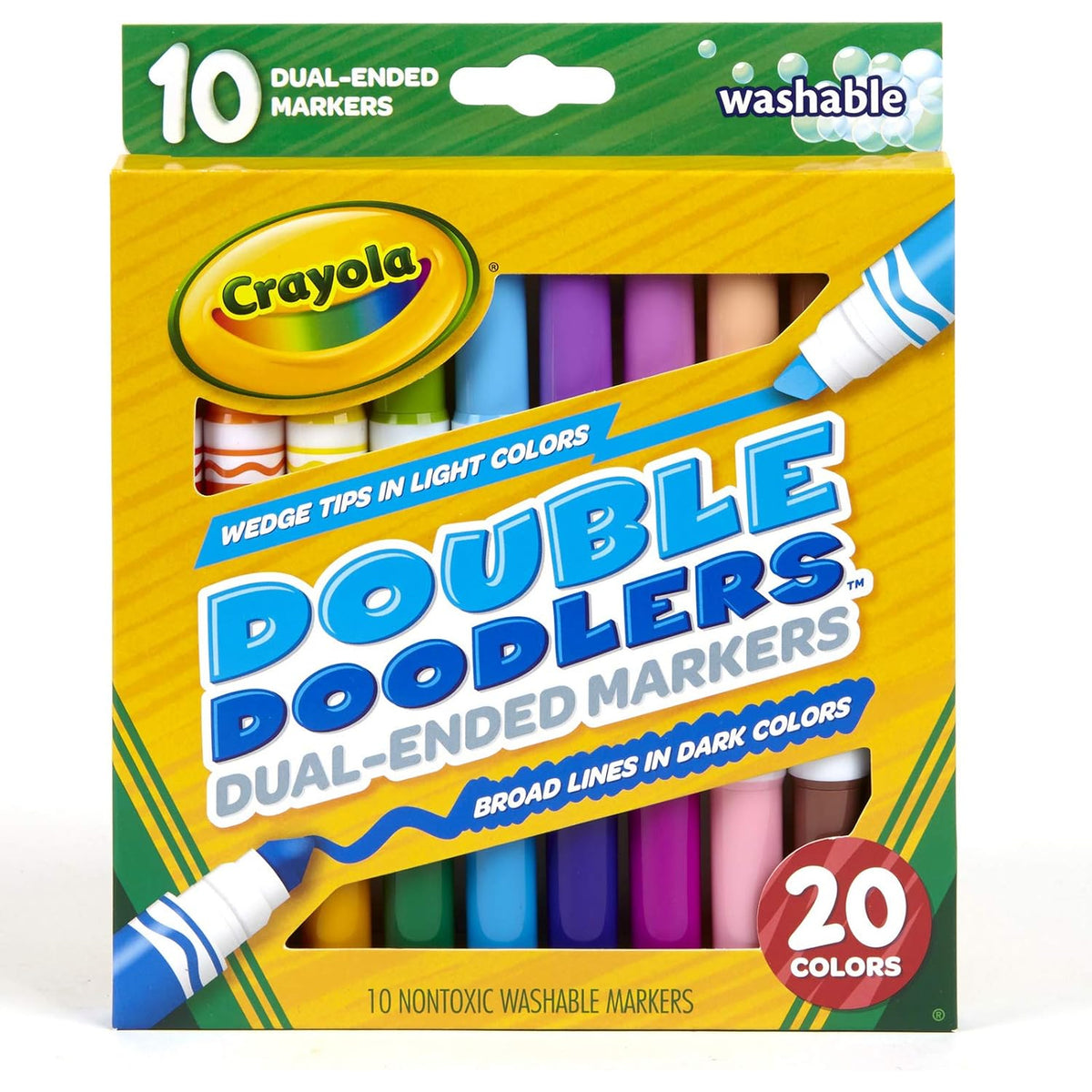 Crayola Washable Double Doodlers (10 Ct.)