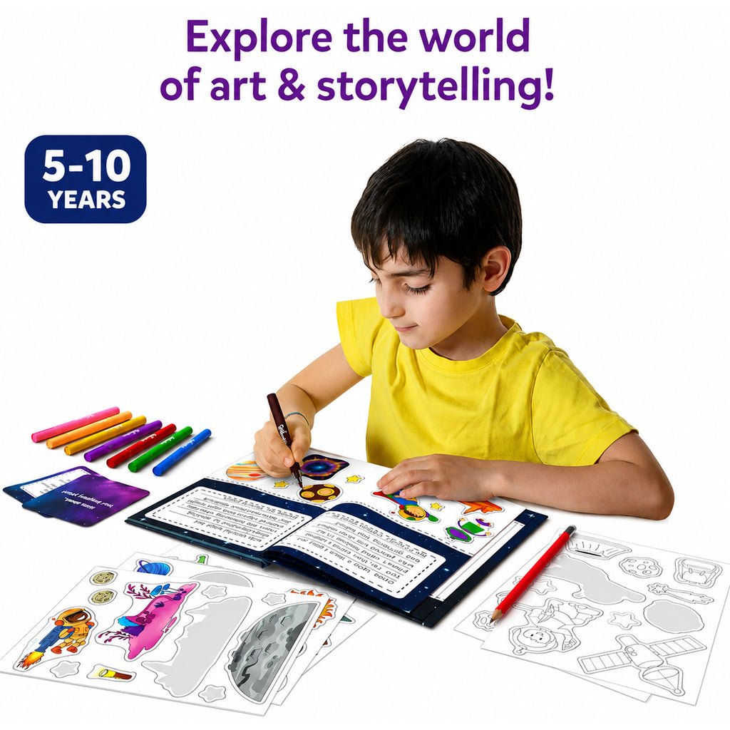 Storybook Art Kit - Create Space-Themed Stories