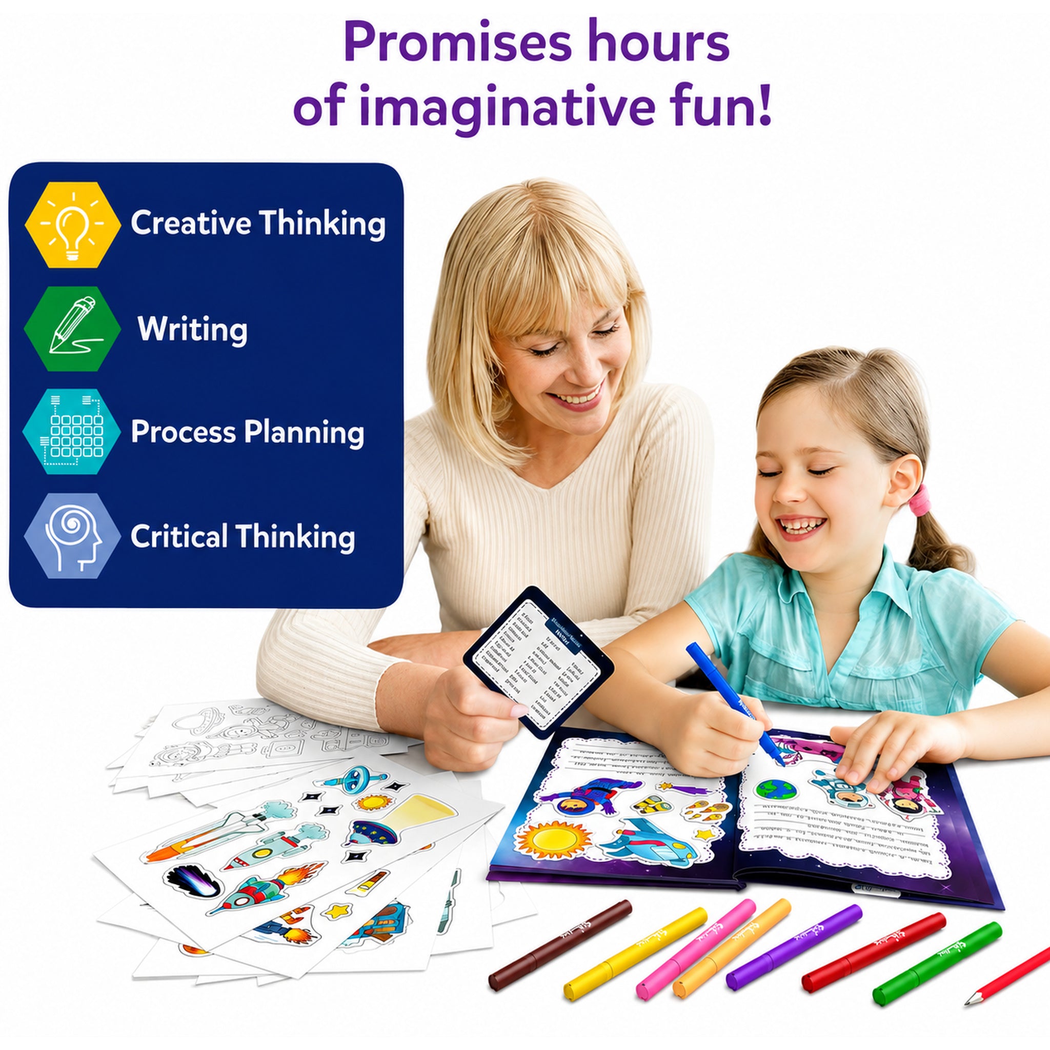 Storybook Art Kit - Create Space-Themed Stories