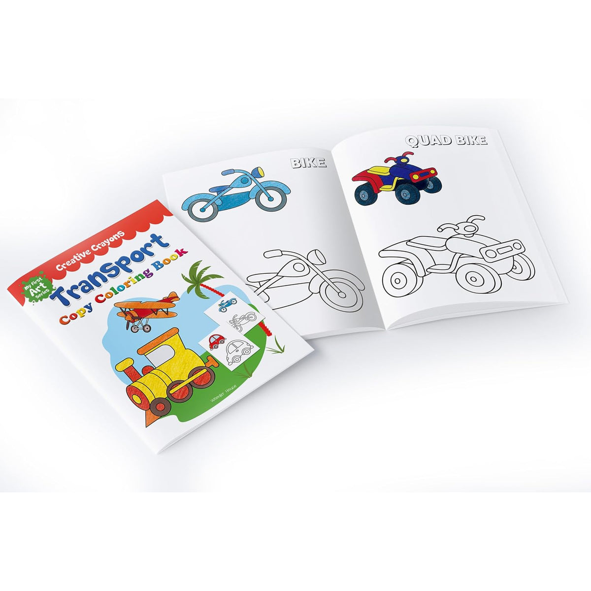 Creative Crayons Super Pack - My First Art Series - A Pack Of 6 Crayon Copy Colour Books