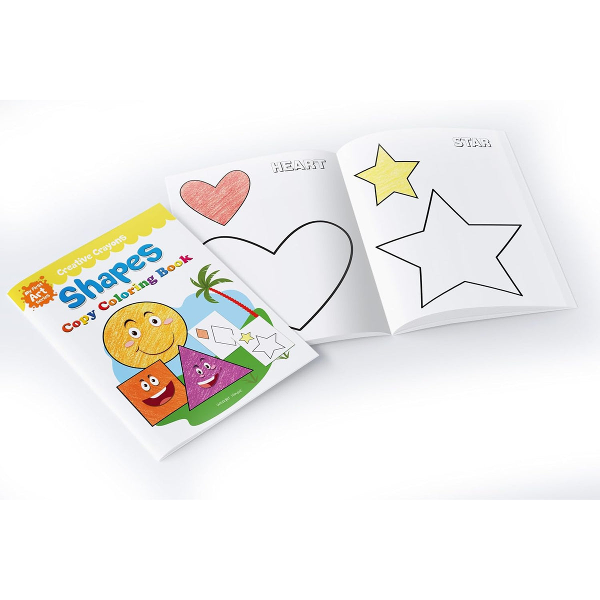 Creative Crayons Super Pack - My First Art Series - A Pack Of 6 Crayon Copy Colour Books
