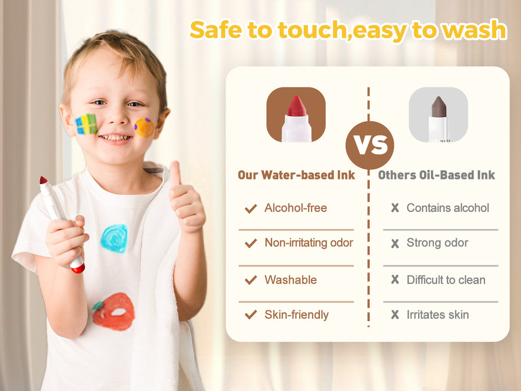 Jarmelo - Washable Markers for Kids Toddlers (36 Ct.)