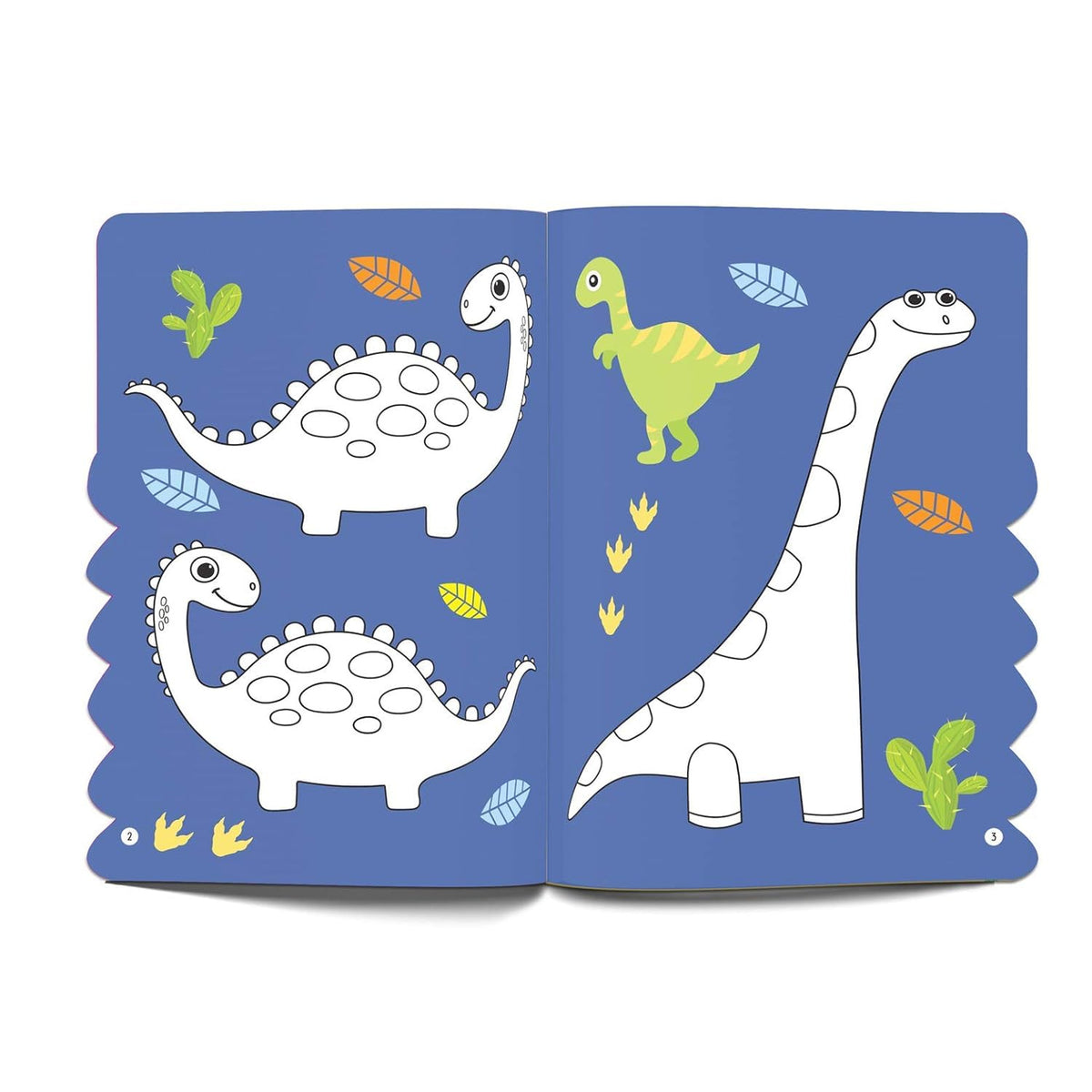 Dinosaurs - Coloring and Sticker Activity Book (With 150+ Stickers)
