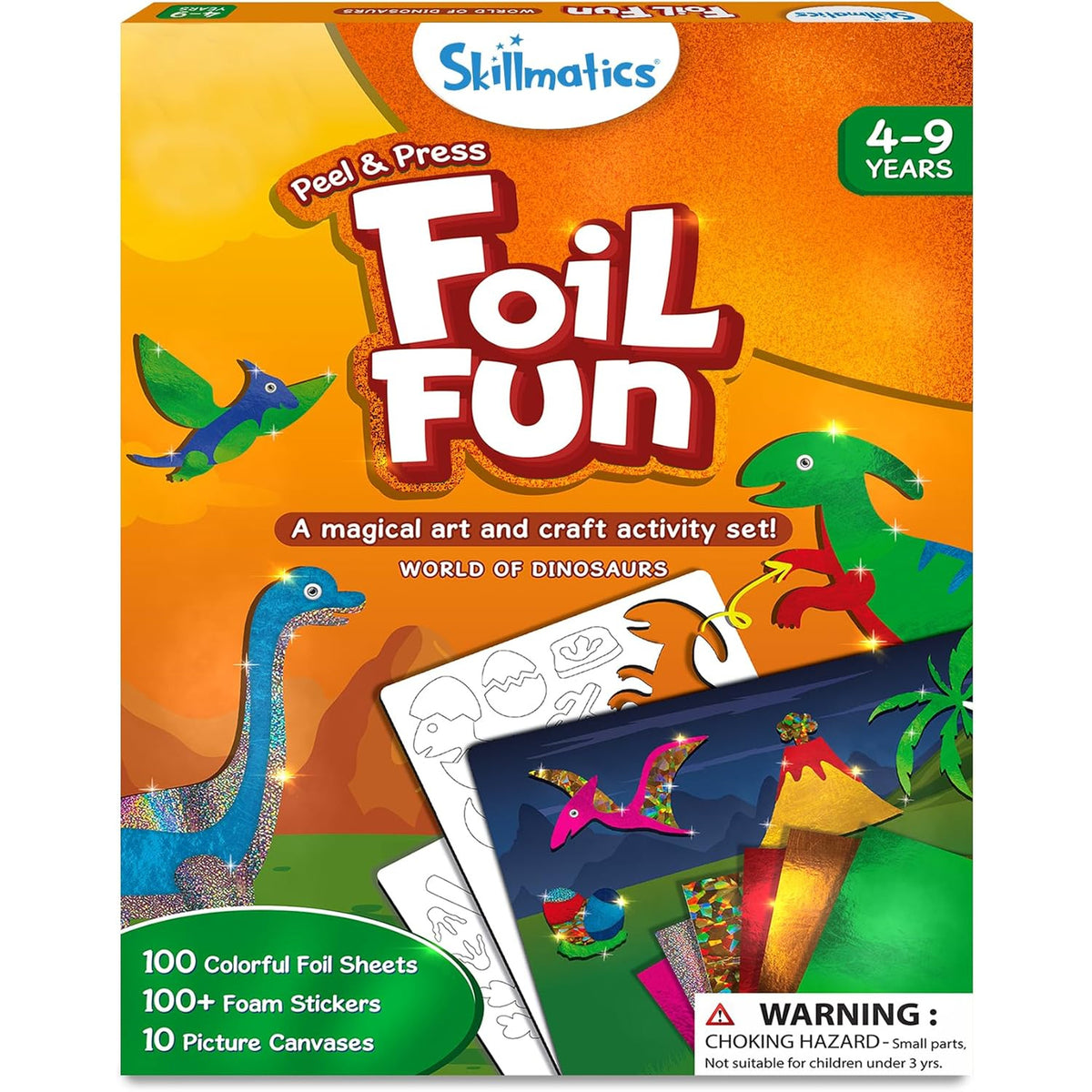 Skillmatics - Foil Fun - Dinosaur