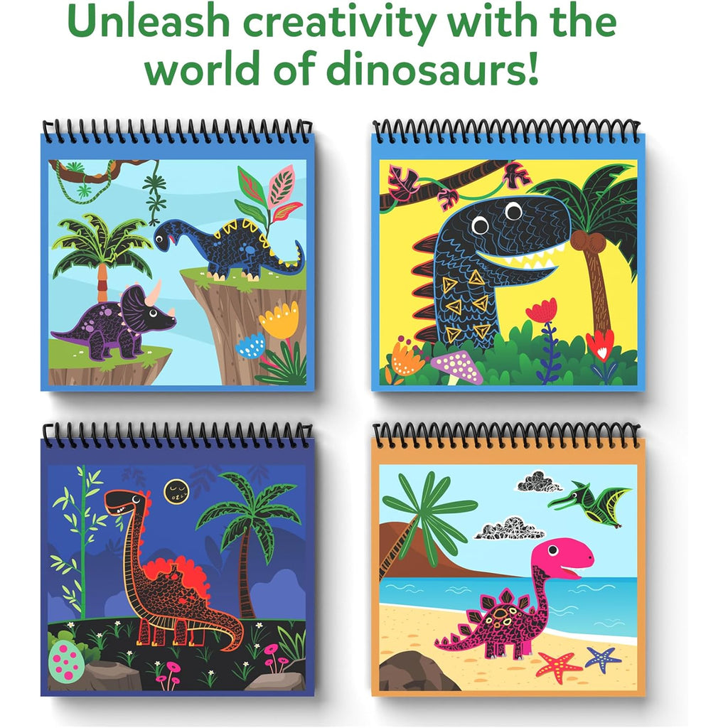 Scratch Art Books - Dinosaurs, Craft Kits & Supplies