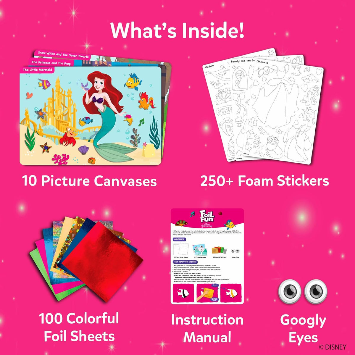 Skillmatics - Foil Fun - Disney Princess,