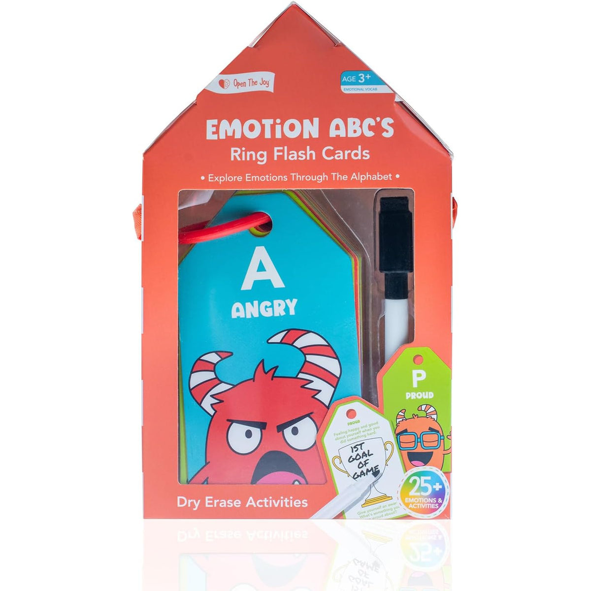 Dry Erase ABC Emotion Flash Cards