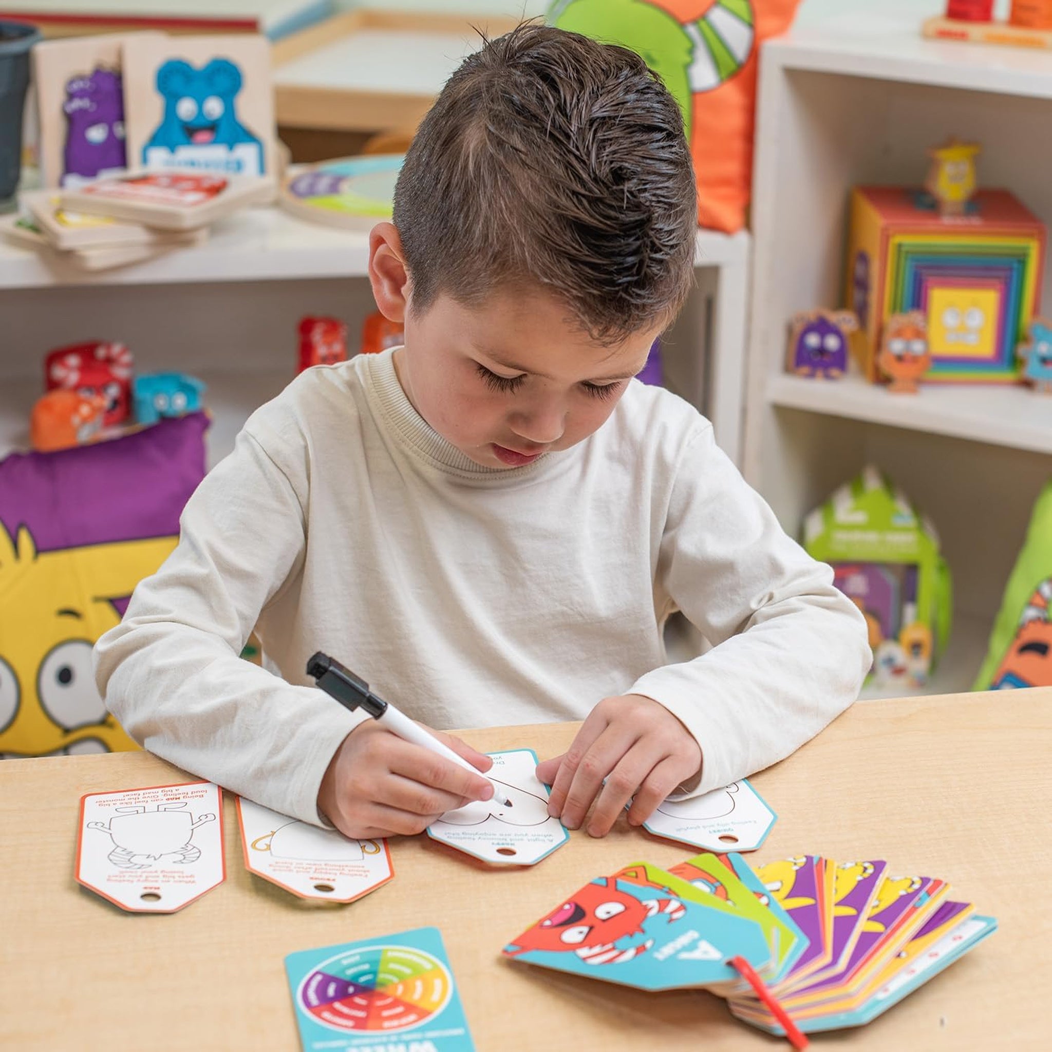 Dry Erase ABC Emotion Flash Cards