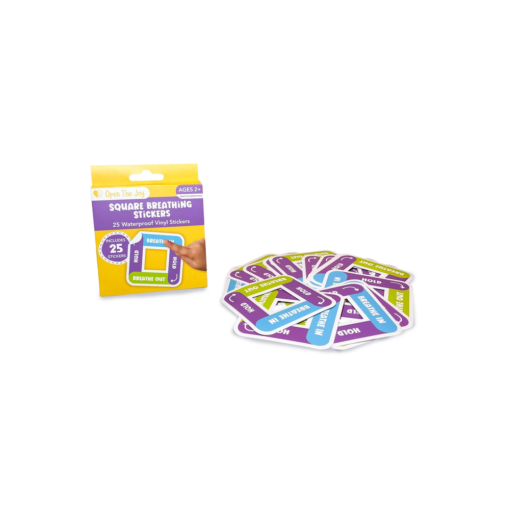 Emotions Square Breathing Sticker Class Pack (25 Pack)