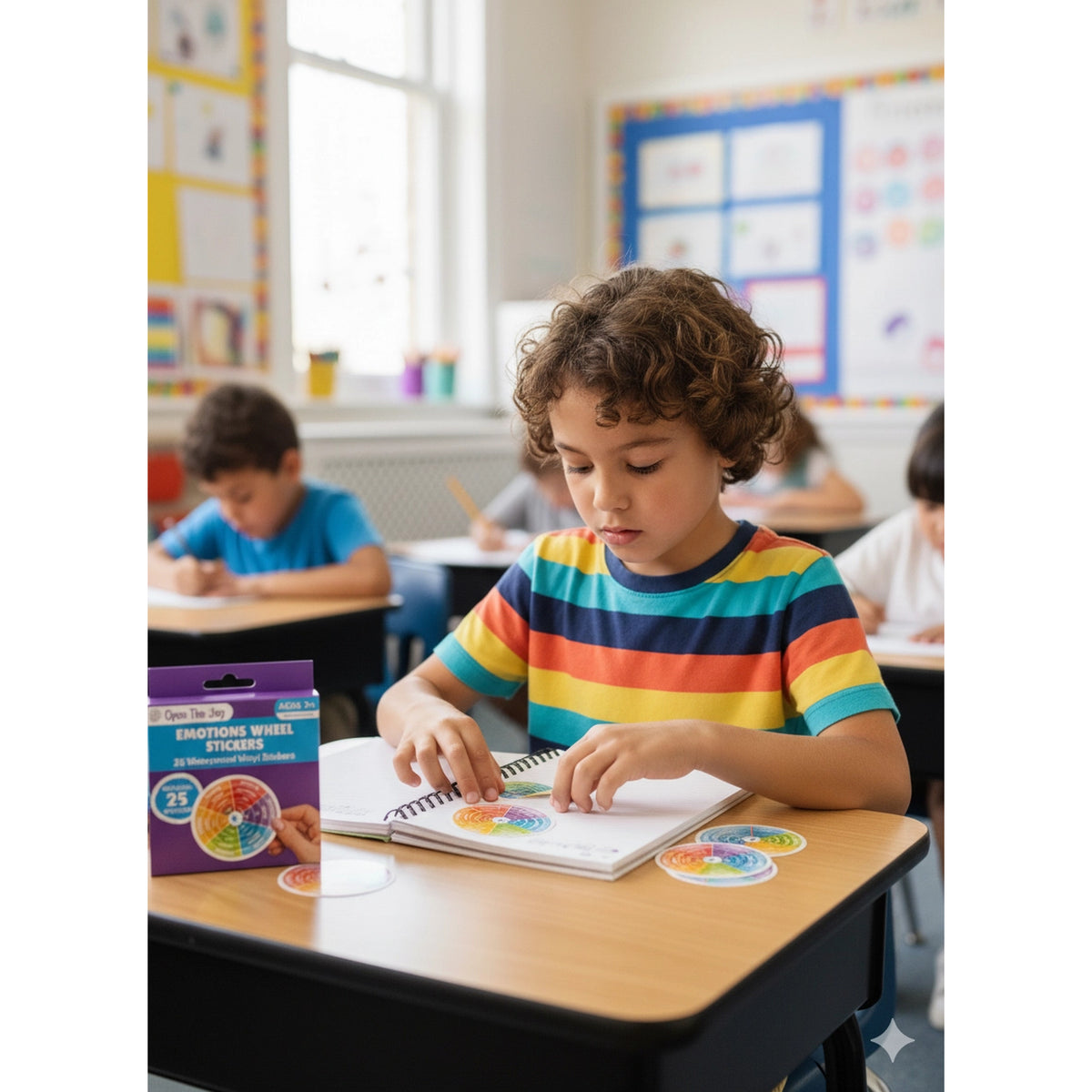 Emotions Wheel Sticker Class Pack (25 Pack)