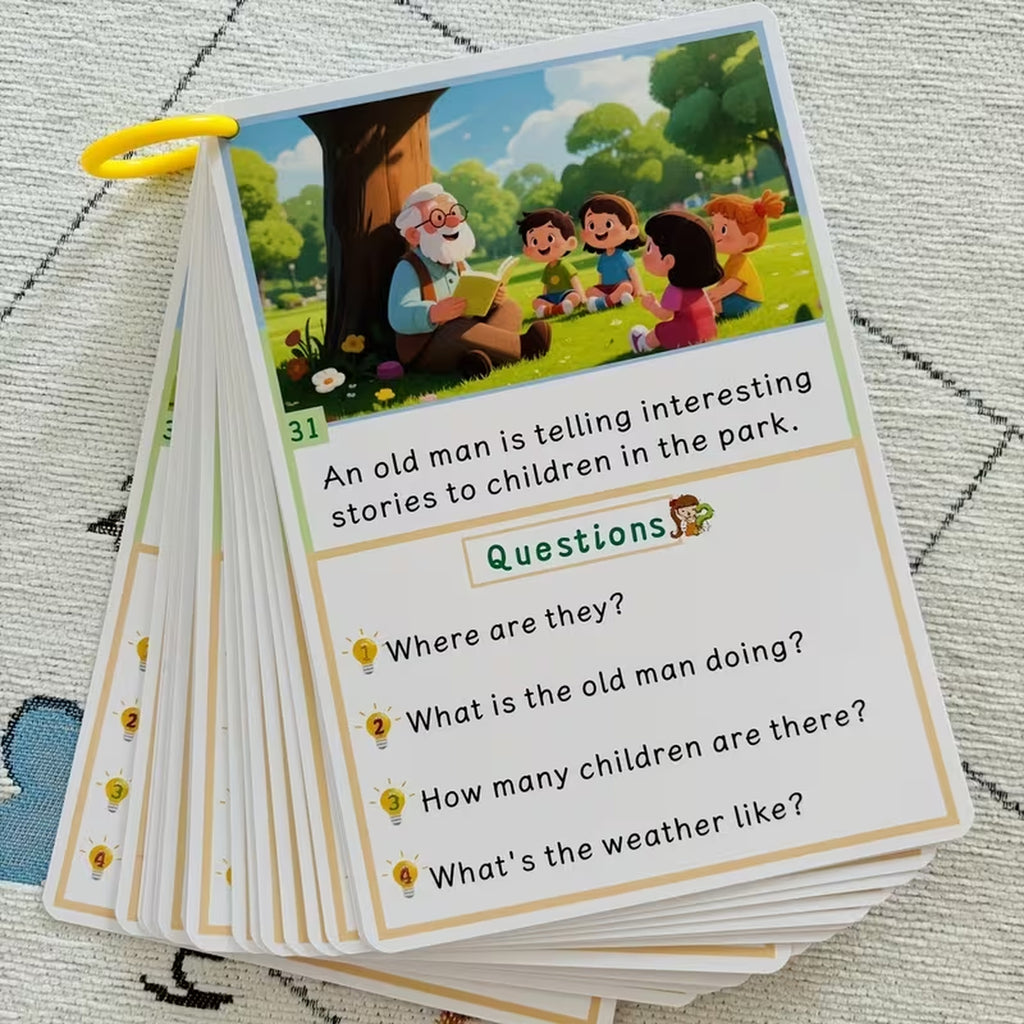 English Picture-Based Speaking Cards Suitable for ELS & Language Delay