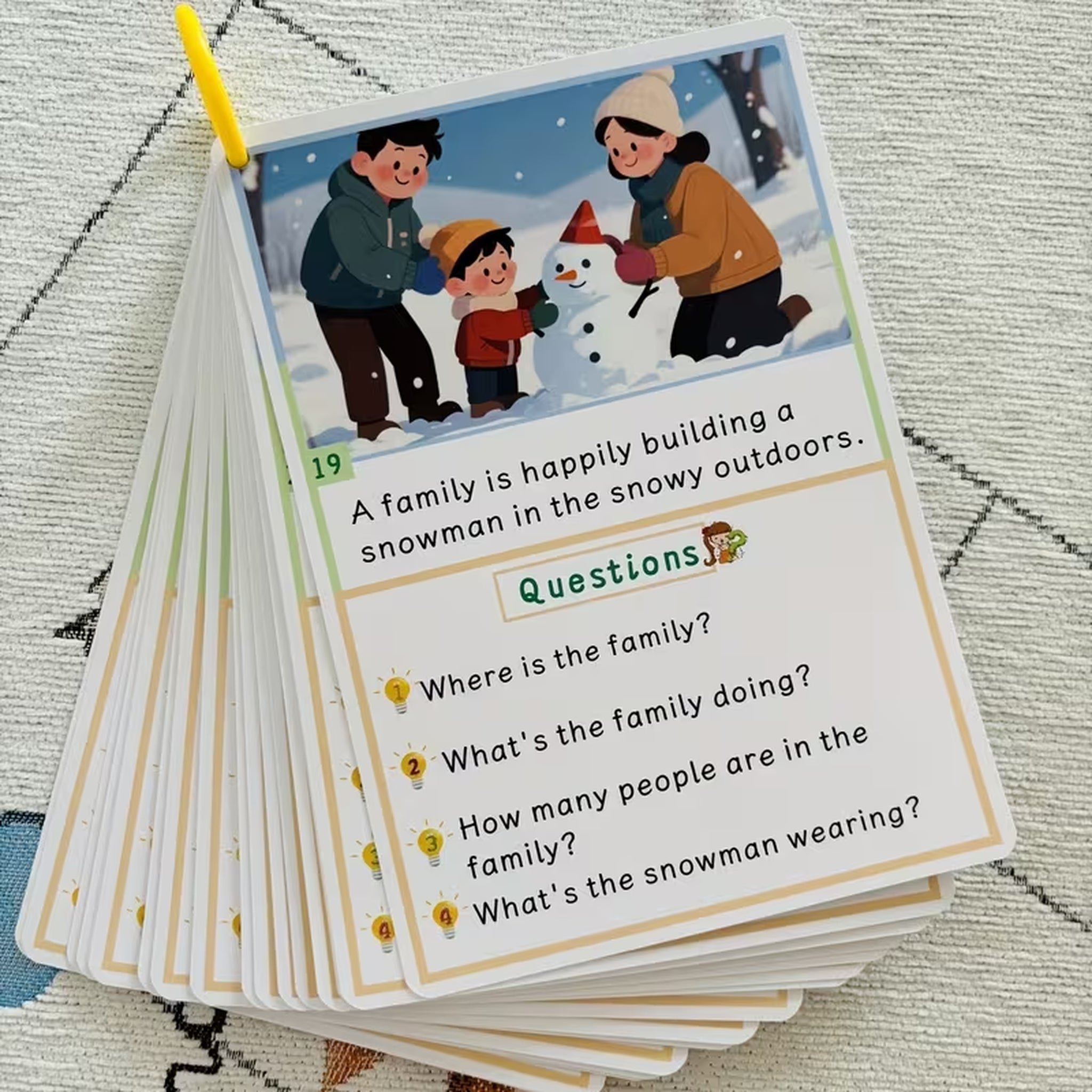 English Picture-Based Speaking Cards Suitable for ELS & Language Delay