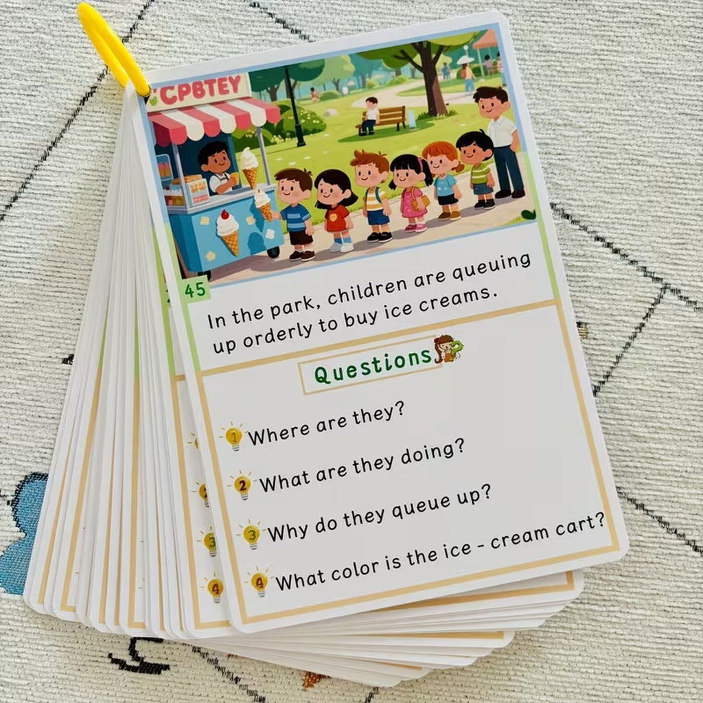 English Picture-Based Speaking Cards Suitable for ELS & Language Delay