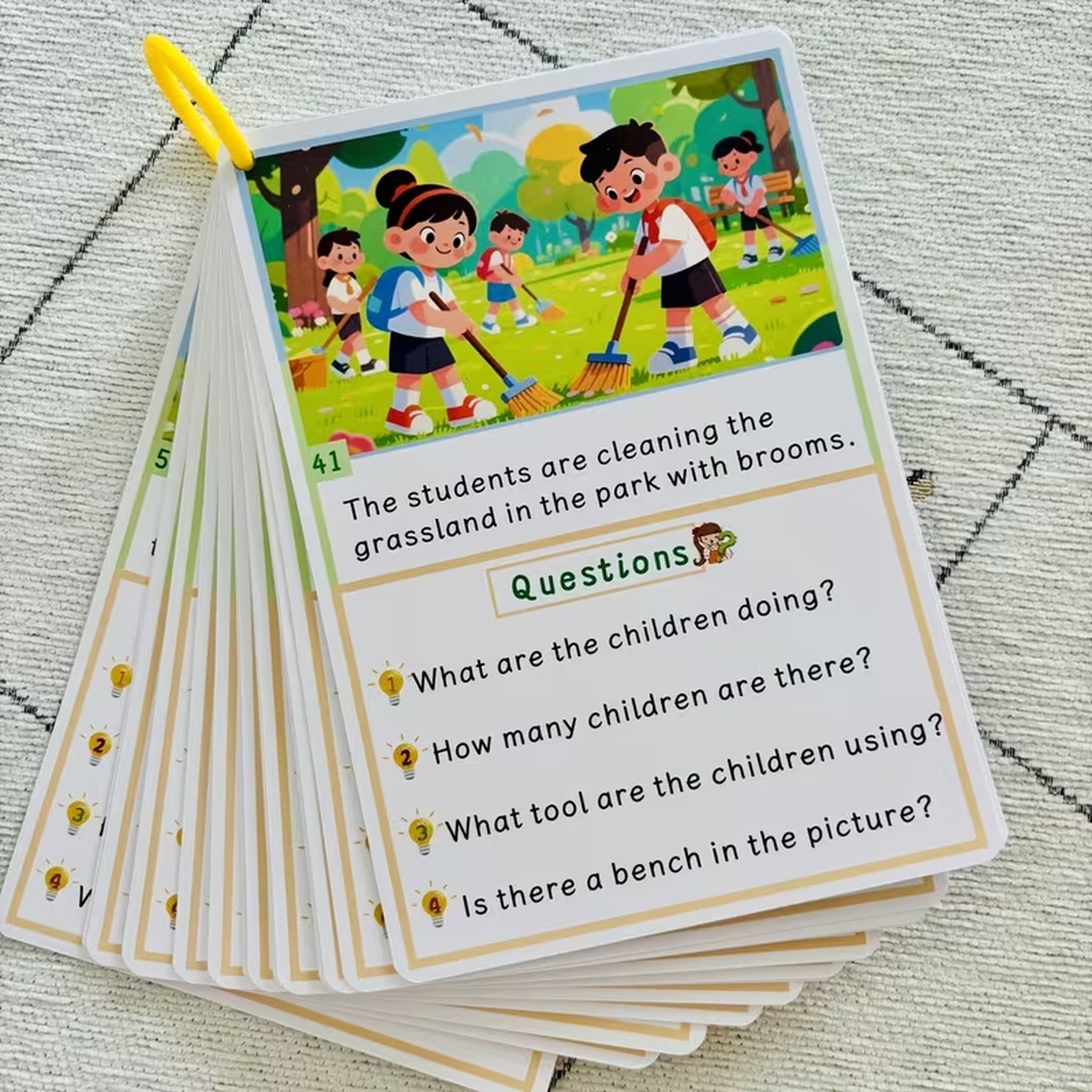 English Picture-Based Speaking Cards Suitable for ELS & Language Delay