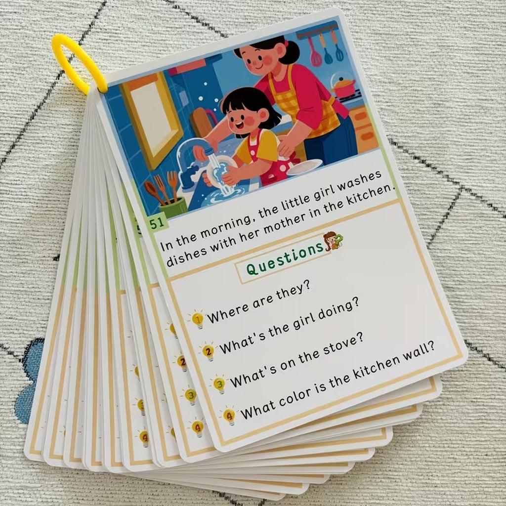 English Picture-Based Speaking Cards Suitable for ELS & Language Delay