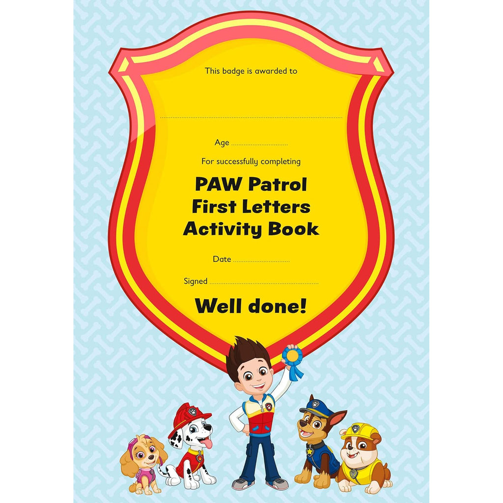 First Letters Activity Book
