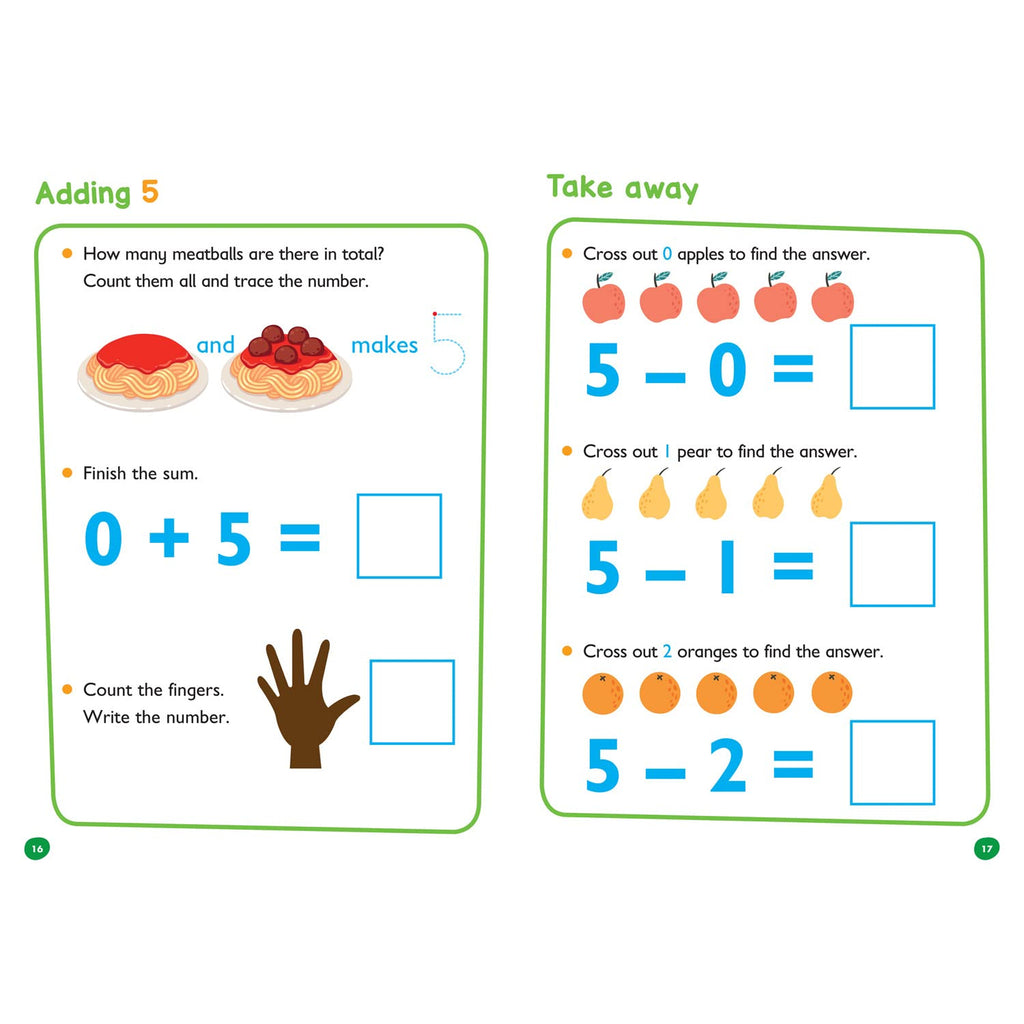 Collins - First Sums Age 3-5 Wipe Clean Activity Book