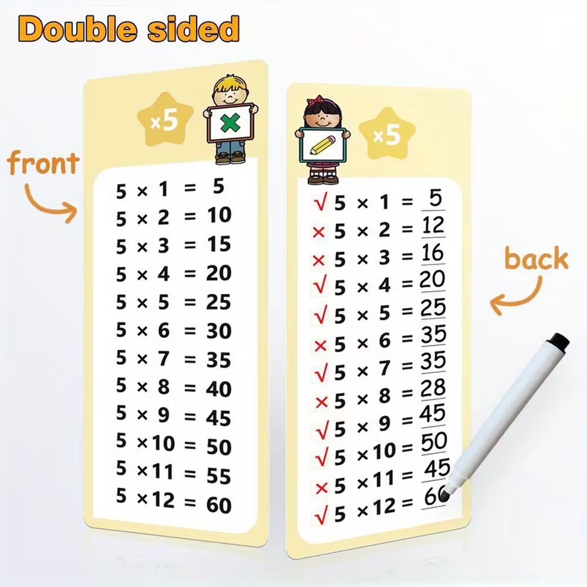 Flashcards for Multiplication
