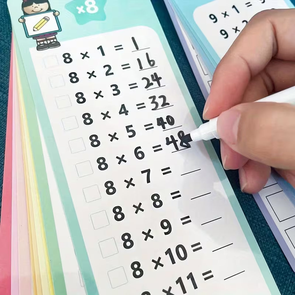 Flashcards for Multiplication