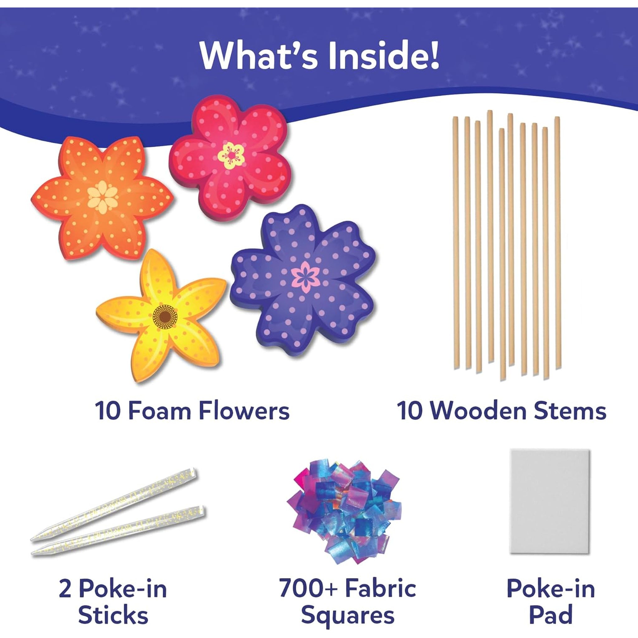 POKE-IN Art - Flower Bouquet