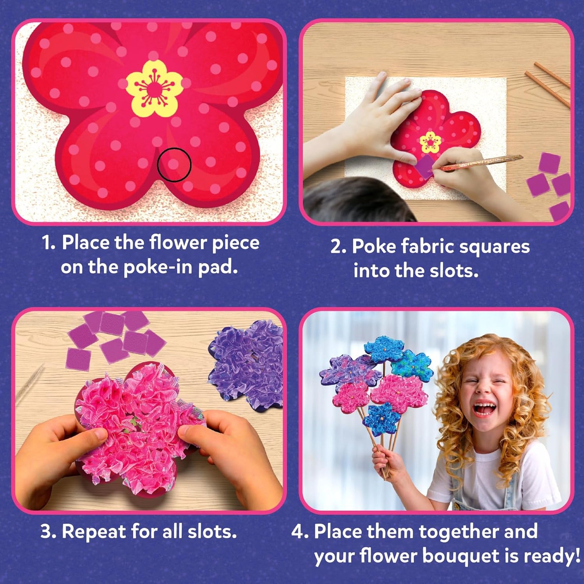 POKE-IN Art - Flower Bouquet
