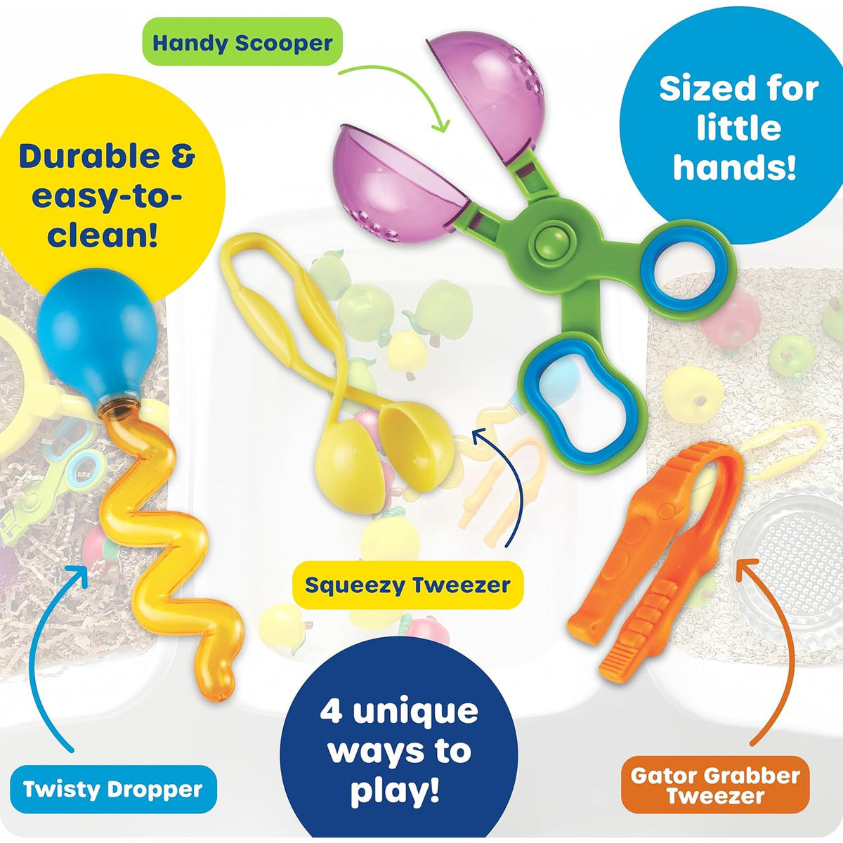 LR - Helping Hands Fine Motor Tool Set Toy and Sensory Games