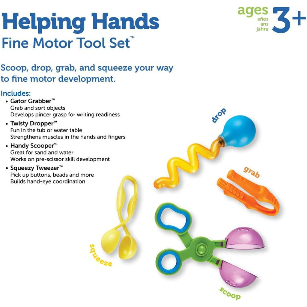 LR - Helping Hands Fine Motor Tool Set Toy and Sensory Games
