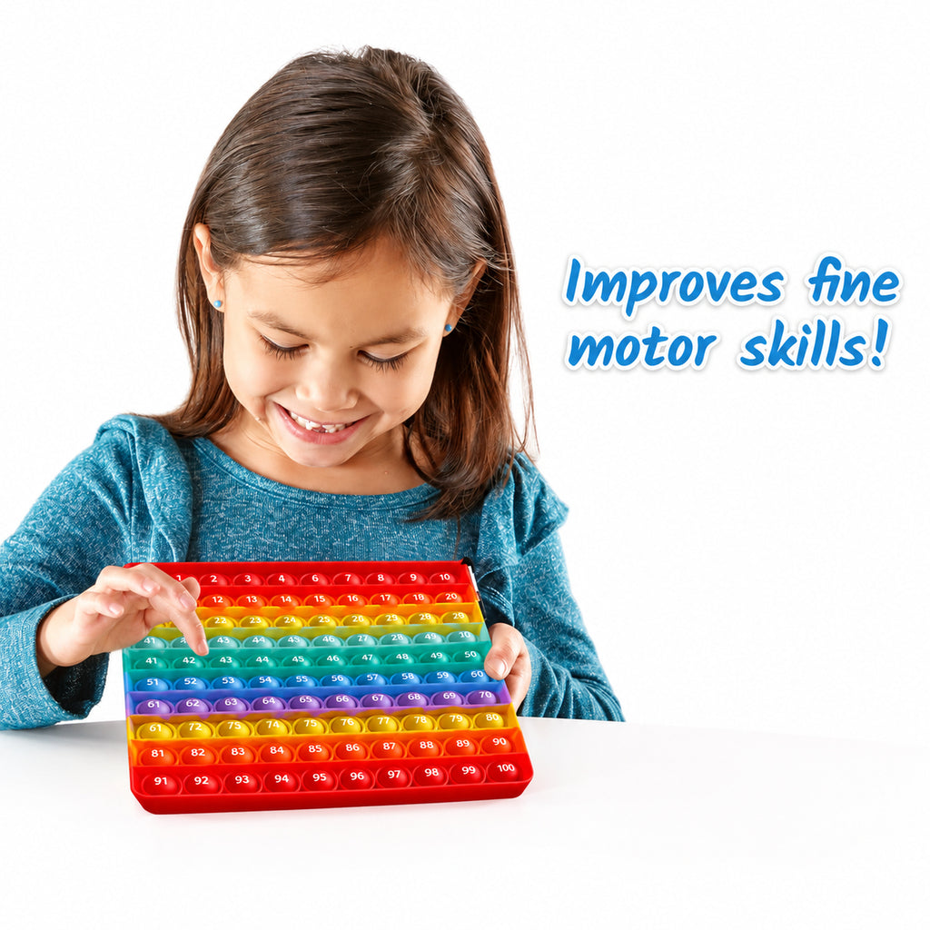 Hundred Board Sensory Bubble Popper