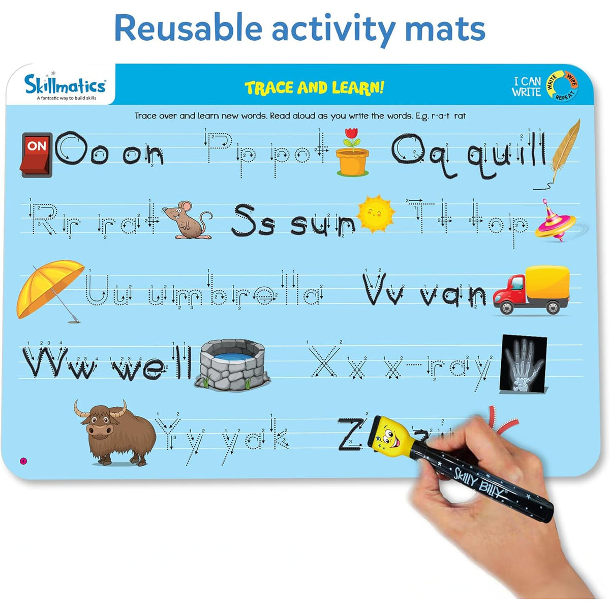 Skillmatics - Write & Wipe - I Can Write