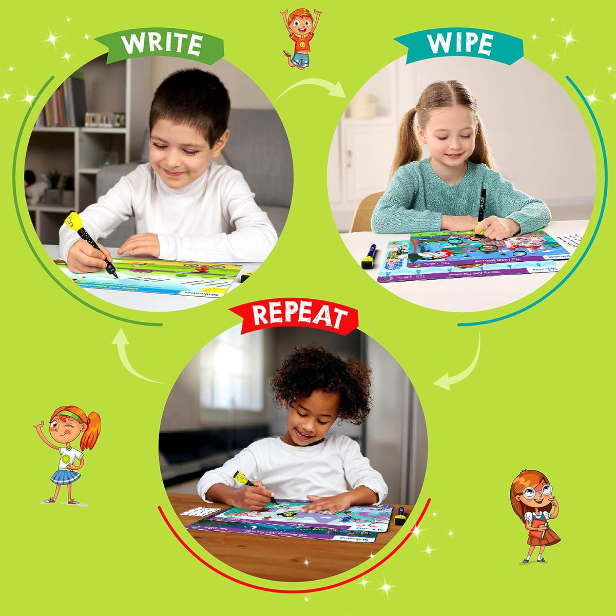 Skillmatics - Write & Wipe - I Can Write