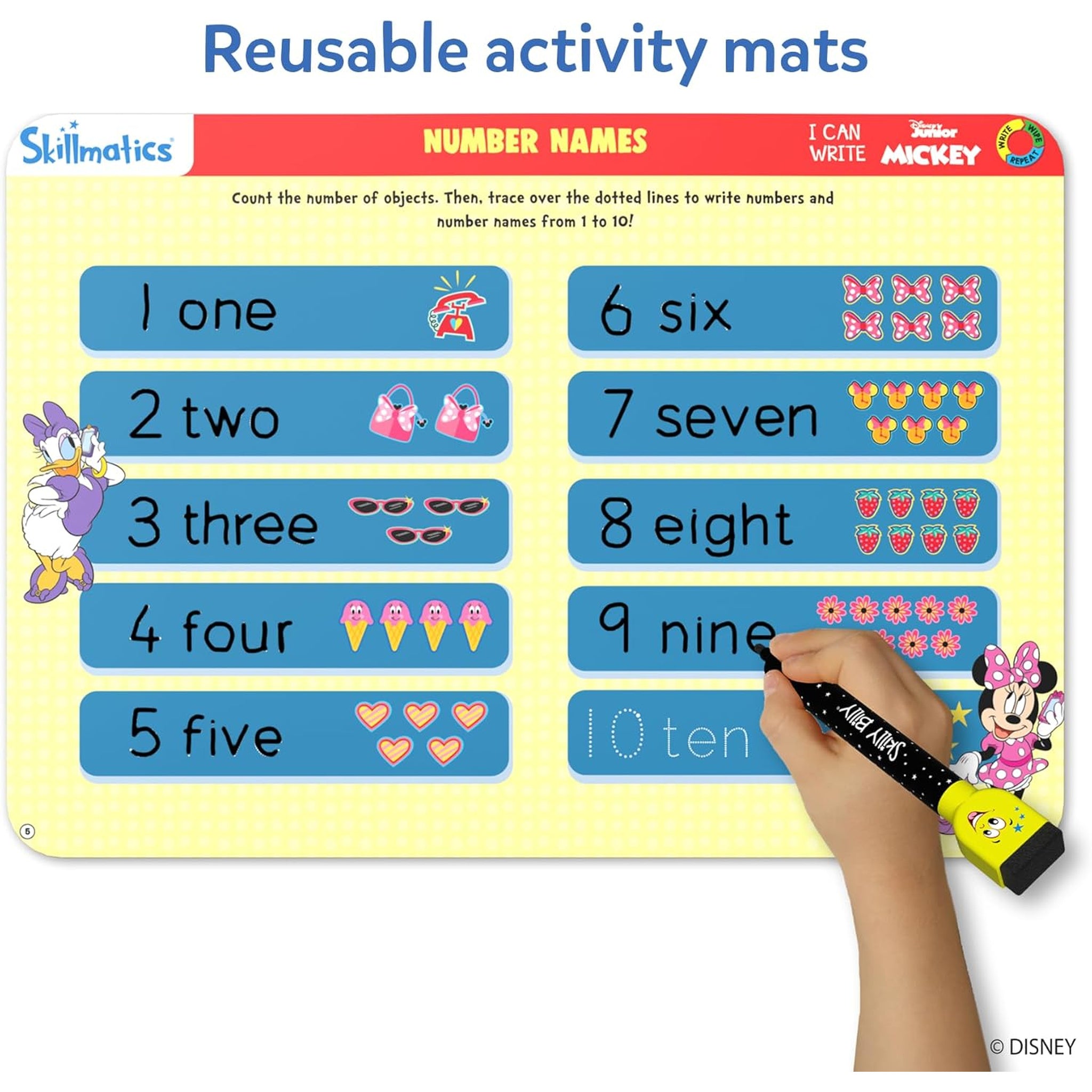 Write & Wipe - I Can Write Disney Junior Mickey Mouse