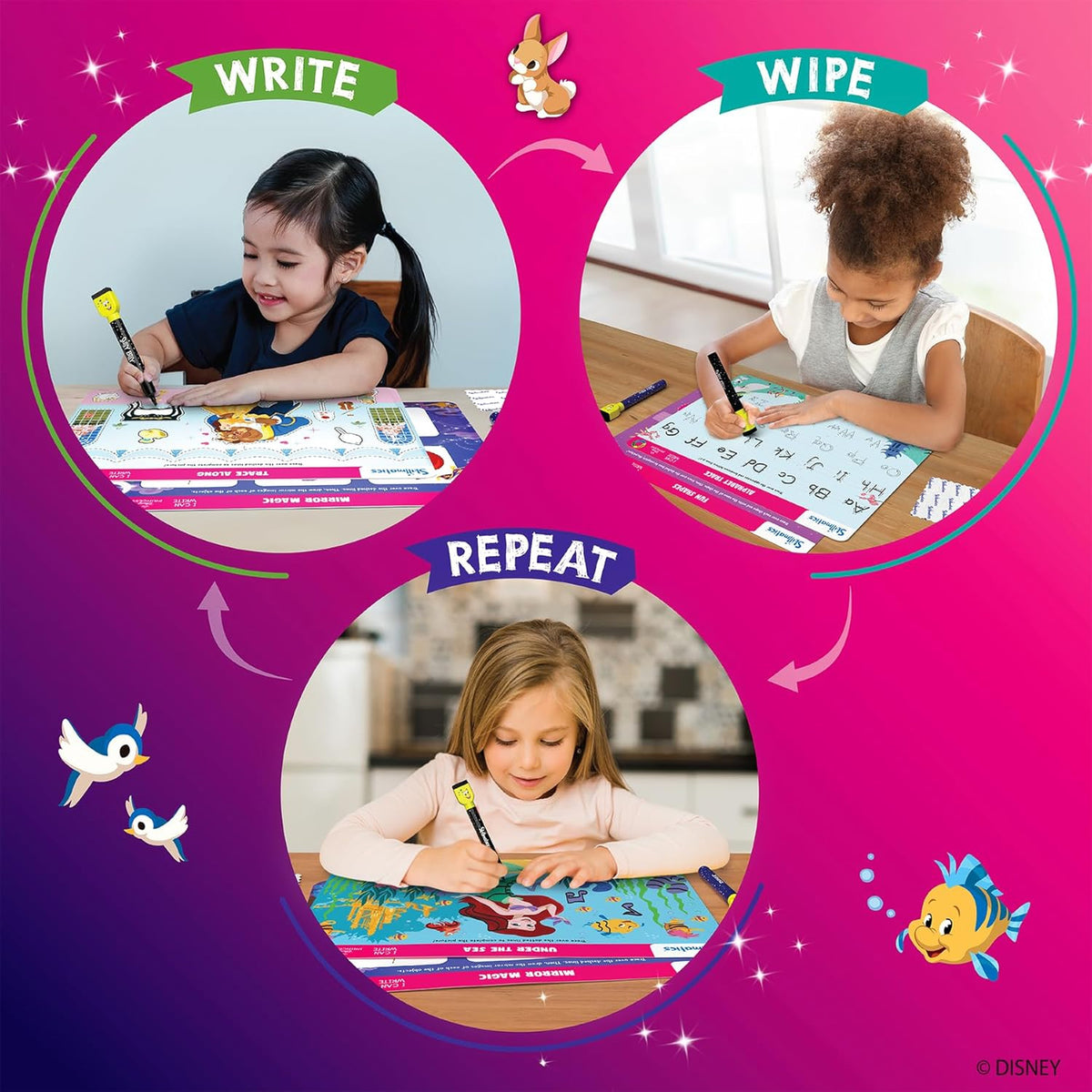 Write & Wipe - I Can Write Disney Princess
