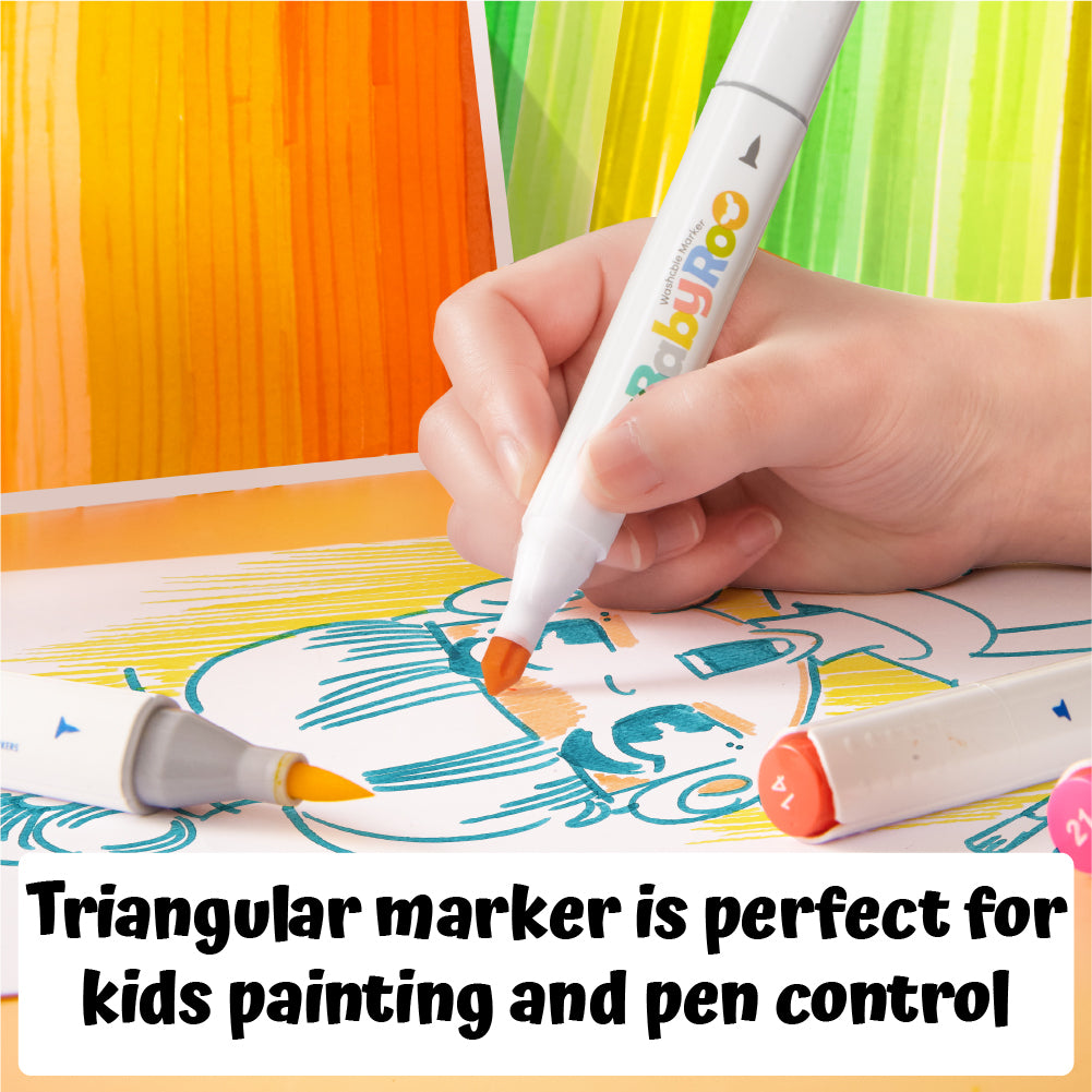 Jarmelo - Dual-Tip Washable Markers (24 Ct.)
