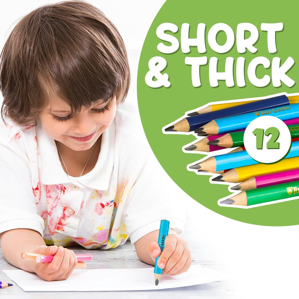 Tiny Geeks - Jumbo Pencils - Set of 12