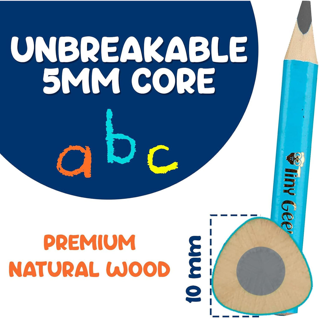 Tiny Geeks - Jumbo Pencils - Set of 12