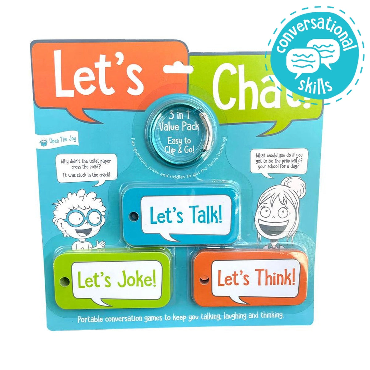 Let's Chat Portable Conversation Starter Cards