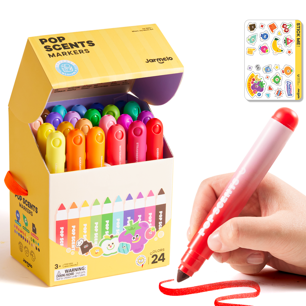 Jarmelo - Scented Washable Markers (24 Ct.)