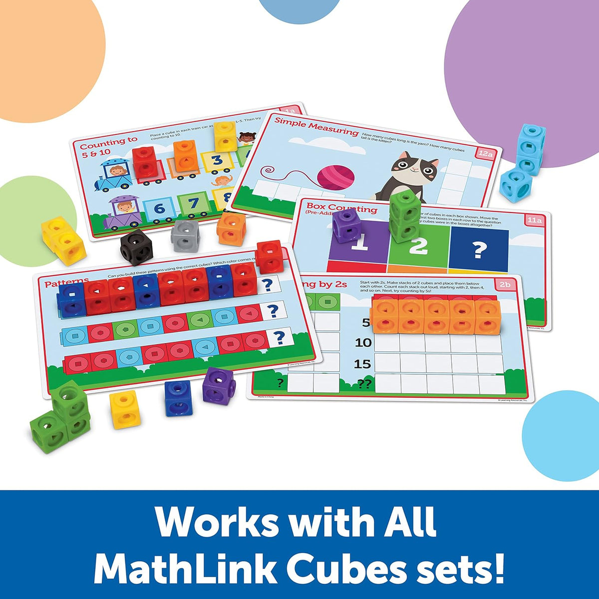 LR - MathLink Cubes Preschool Math Activity Set