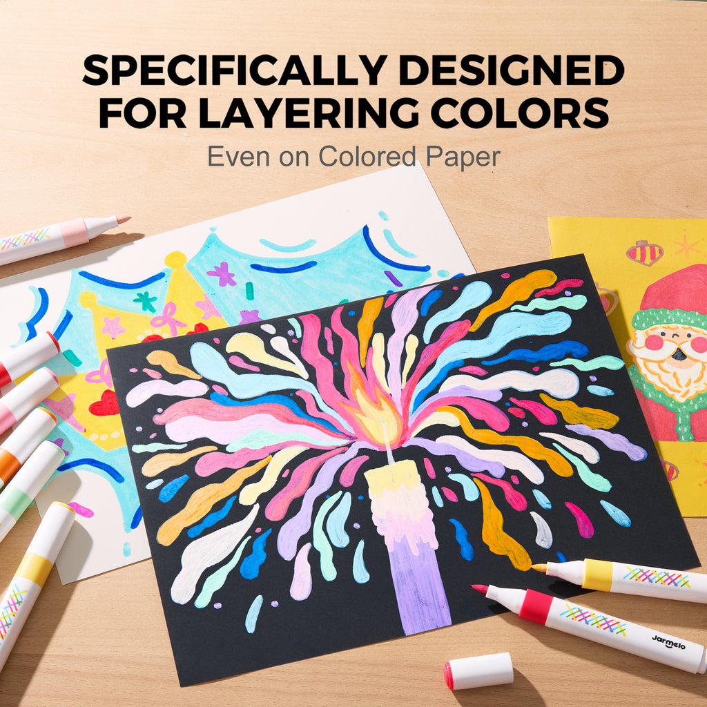 Jarmelo - Super Washable Blendable Markers (24 Ct.)