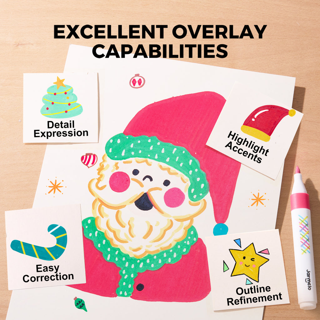 Jarmelo - Super Washable Blendable Markers (12 Ct.)