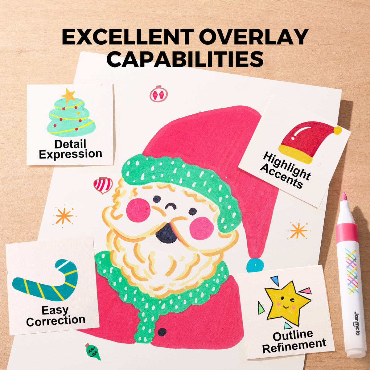 Jarmelo - Super Washable Blendable Markers (24 Ct.)