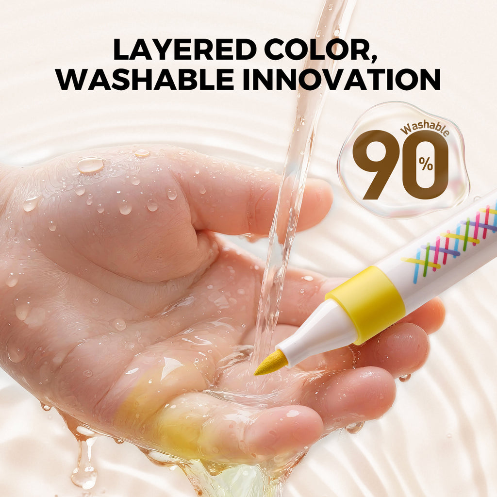 Jarmelo - Super Washable Blendable Markers (12 Ct.)