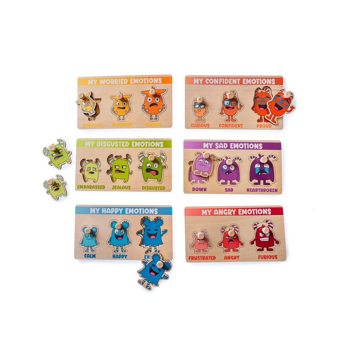 My Emotion Levels Peg Puzzles (PER ORDER)