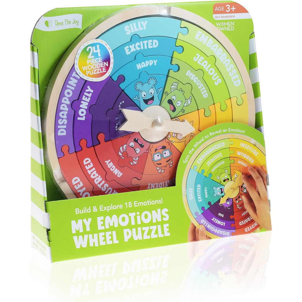 My Emotions Wheel - Emotional Intelligence, Mindfulness, and Learning Toy