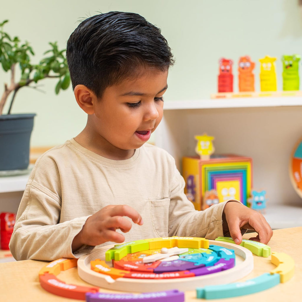My Emotions Wheel - Emotional Intelligence, Mindfulness, and Learning Toy