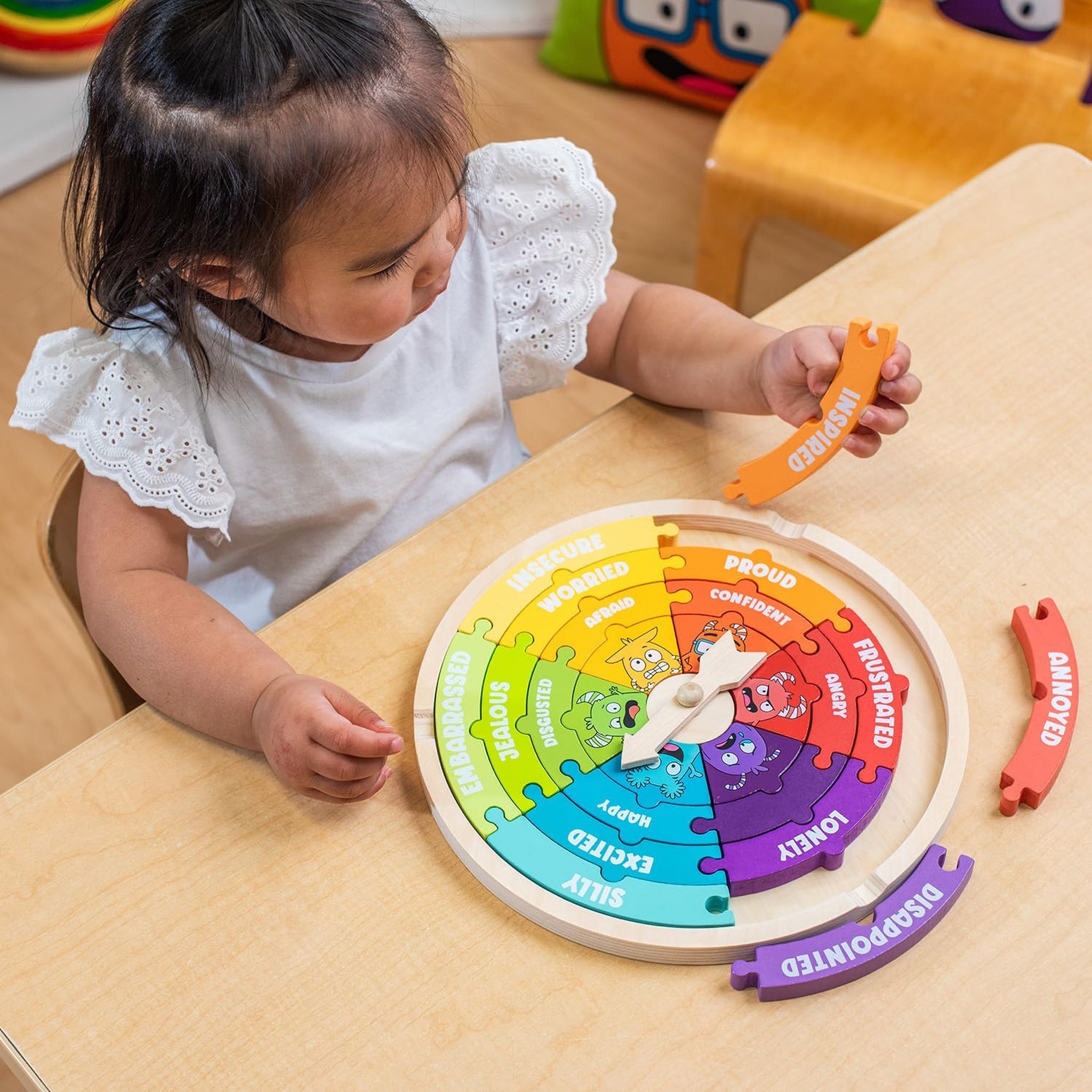 My Emotions Wheel - Emotional Intelligence, Mindfulness, and Learning Toy