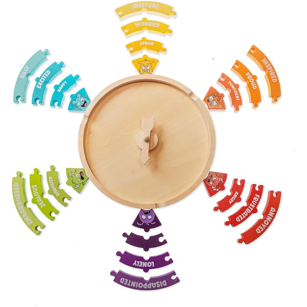 My Emotions Wheel - Emotional Intelligence, Mindfulness, and Learning Toy